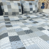 Pościel z kory Patchwork szary 200x220