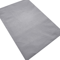 Prześcieradło bawełniane bez gumki Ciemnoszare 220x240