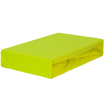 Prześcieradło jersey z gumką cytrynowe 80x180