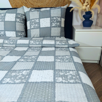 Pościel z kory Patchwork kwiaty 180x200