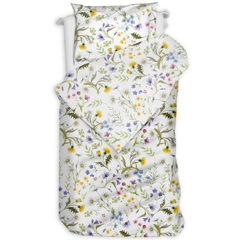 Pościel bawełniana Polska łąka biała 135x200