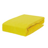 Prześcieradło frotte z gumką żółte cytrynowe 70x140